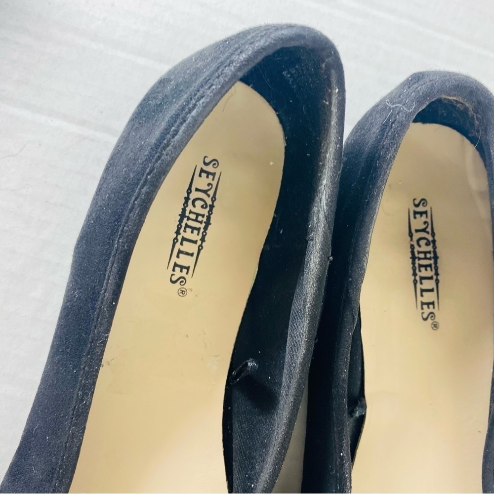 Seychelles Women's Black Suede Flats Size:7 - Picture 4 of 6